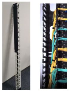 Vertical Plastic Finger Cable Management