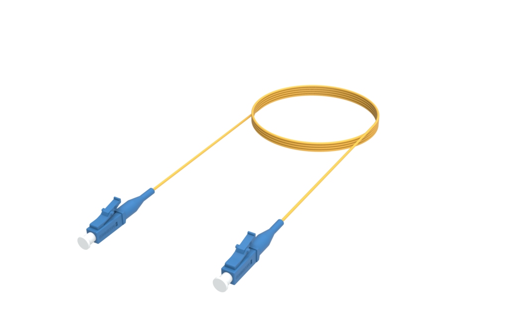 Fiber Optic Patch Cord, LSZH, Simplex, 0.9mm, Singlemode, LC/UPC to LC/UPC, Yellow